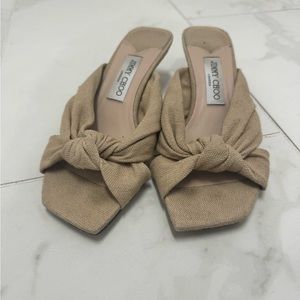 JIMMY CHOO AVENUE SLIDE SANDAL